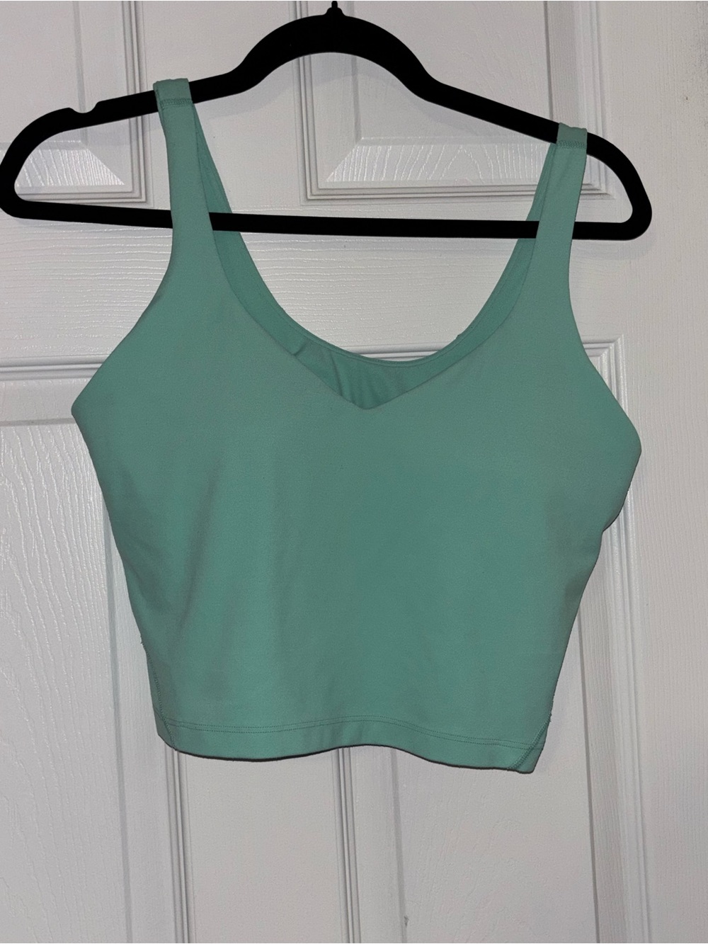lululemon Align Tank Top Wild Mint Green Size 6 V-Neck Cropped Activewear